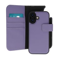 imoshion Herausnehmbare 2-in-1 Luxus-Bookcase Apple iPhone 16 - Violett