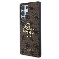 Guess 4G Metal Logo Back Cover Samsung Galaxy S25 Ultra - Braun