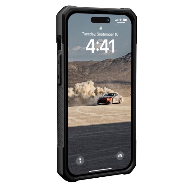 UAG Monarch Backcover für das iPhone 14 Pro - Carbon Fiber