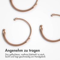 imoshion Magnetisches Milanaise Armband für das  Samsung Galaxy Watch Ultra (2024/2025) - Rosé gold