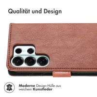imoshion Luxuriöse Klapphülle Samsung Galaxy S26 Ultra - Braun