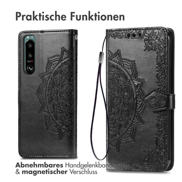 imoshion Mandala Klapphülle Sony Xperia 5 IV - Schwarz