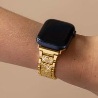 Selencia Sparkle Armband für die Apple Watch Series 1 bis 9 / SE (38/40/41 mm) | Series 10 (42 mm) - Gold