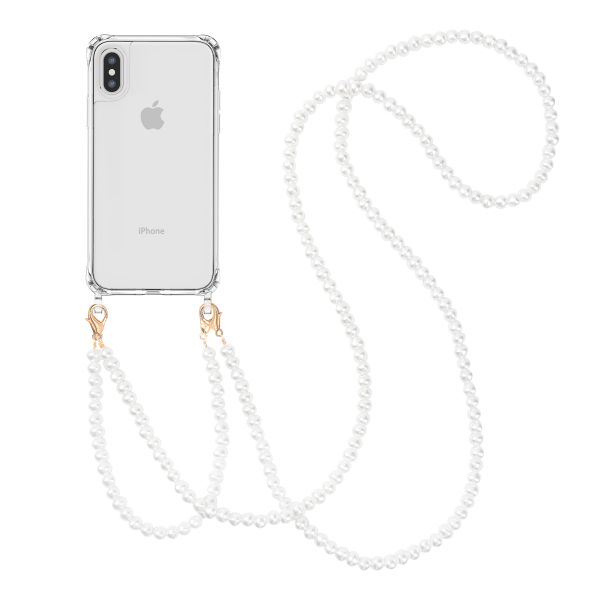 imoshion Back Cover mit Band + Armband für das iPhone X / Xs - Perlen