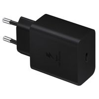 Samsung Original Power Adapter mit USB-C-Kabel - Ladegerät - USB-C-Anschluss - Fast Charger - 45 Watt - 1,8 m - Schwarz