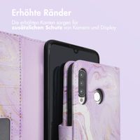 imoshion Design Klapphülle Huawei P30 Lite - Purple Marble