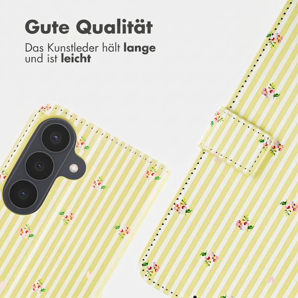 imoshion Design Klapphülle Samsung Galaxy S26 - Garden Stripes