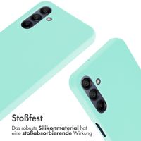 imoshion Silikonhülle mit Band für das Samsung Galaxy A15 (5G/4G) - Sand Pink