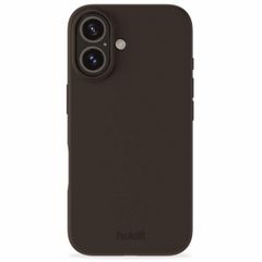 Holdit Silicone Case für das iPhone 16 Plus - Chocolate