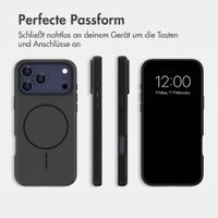 imoshion Color Backcover mit Thin MagSafe Ring Apple iPhone 17 Pro Max - Schwarz