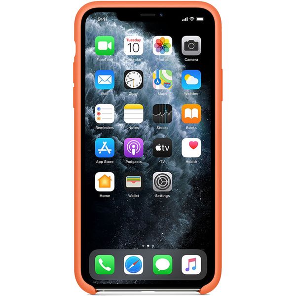 Apple Silikon-Case für das Apple iPhone 11 Pro Max - Vitamin C