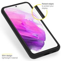 Accezz Liquid Silikoncase für das Samsung Galaxy S22 Plus - Schwarz