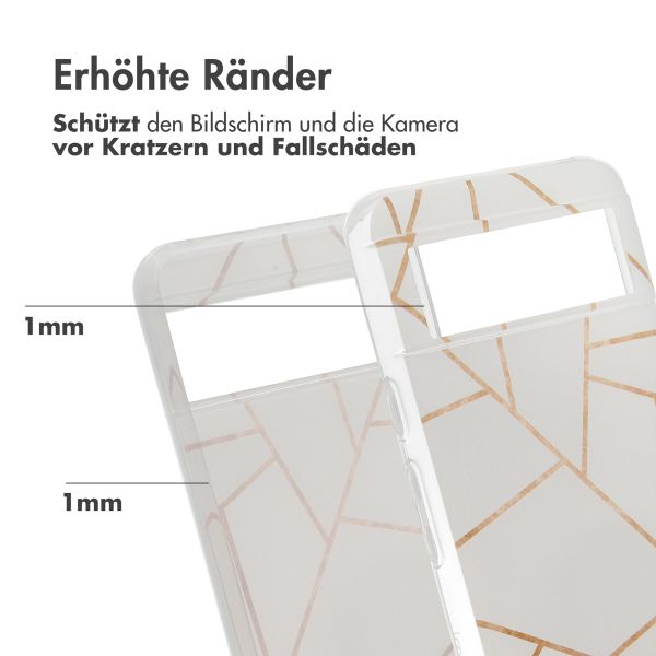 imoshion Design Hülle für das Google Pixel 8 - White Graphic