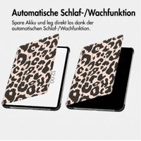 imoshion Design Trifold Klaphülle Samsung Galaxy Tab S9 11.0 Zoll - Leopard