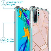 imoshion Design Hülle mit Band für das Huawei P30 Pro - Pink Graphic