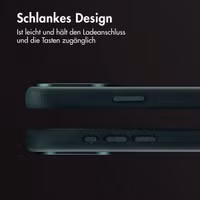 Accezz Vintage Leather Magsafe Backcover Apple iPhone 15 Pro Max - Smokey Green