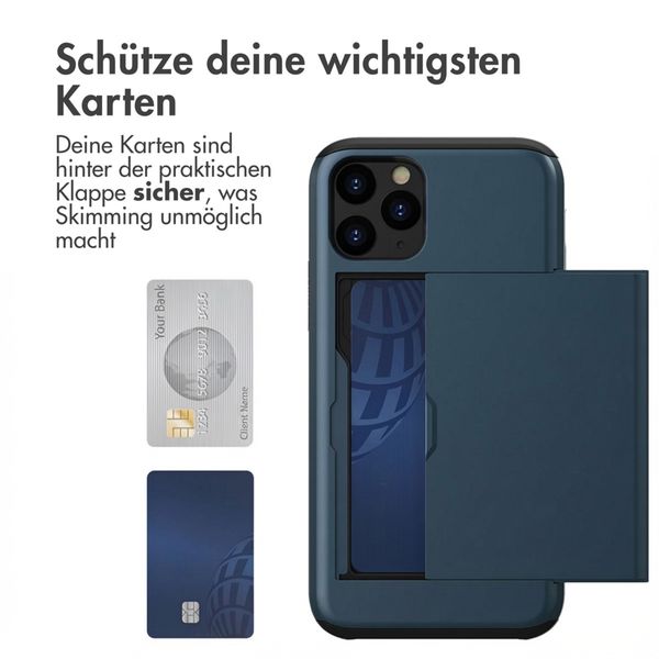 imoshion Backcover mit Kartenfach Apple iPhone 11 Pro - Dunkelblau