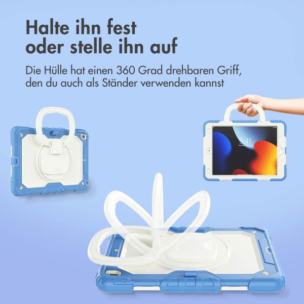imoshion Rugged Kindersicher Schutzhülle Apple iPad 9 (2021) 10.2 Zoll / iPad 8 (2020) 10.2 Zoll / iPad 7 (2019) 10.2 Zoll - Blau