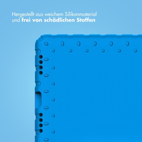 imoshion Schutzhülle mit Handgriff kindersicher Apple iPad 11 (2025) 11 Zoll A16 / iPad 10 (2022) 10.9 Zoll - Blau