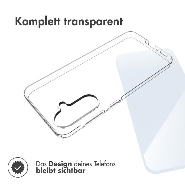 Accezz TPU Clear Cover für das Samsung Galaxy A56 - Transparent