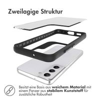 imoshion Rugged Hybrid Case Samsung Galaxy S22 - Schwarz
