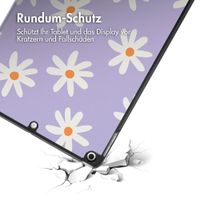 imoshion Design Trifold Klapphülle für das iPad 7 (2019) / iPad 8 (2020) / iPad 9 (2021) 10.2 inch - Flowers Distance