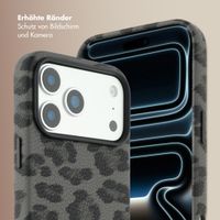 Selencia Sabi Backcover Leopardenmuster mit MagSafe Apple iPhone 17 Pro Max - Midnight Black