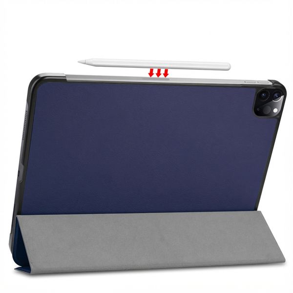 imoshion Trifold Klapphülle Apple iPad Pro 11 (2022 / 2021 / 2020 / 2018) - Dunkelblau