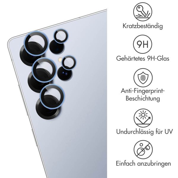 imoshion 2er-Pack Objektivschutz für Kamera für das Samsung Galaxy S25 Ultra - Titanium Silverblue