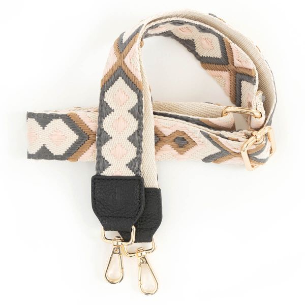 Dutchies Phone Strap - Verstellbare Universal-Telefonkordel - Cleo Beige / Black