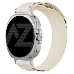 Accezz Nylon Alpine Armband für Samsung Galaxy Watch Ultra 2 (2026) / Ultra (2024/2025) - Polarstern