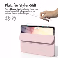imoshion Magnetic Klapphülle Apple iPad 11 (2025) 11 Zoll A16 / iPad 10 (2022) 10.9 Zoll - Rosa