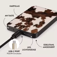 Burga Magnetische Powerbank 5.000 mAh - MagSafe und Qi2 - Celestial / Gunmetal