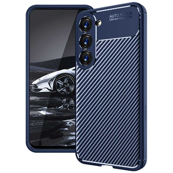 imoshion Carbon-Hülle für das Samsung Galaxy S23 Plus - Blau