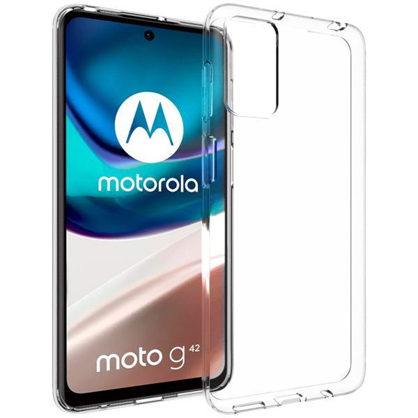 Accezz TPU Clear Cover für das Motorola Moto G42 - Transparent