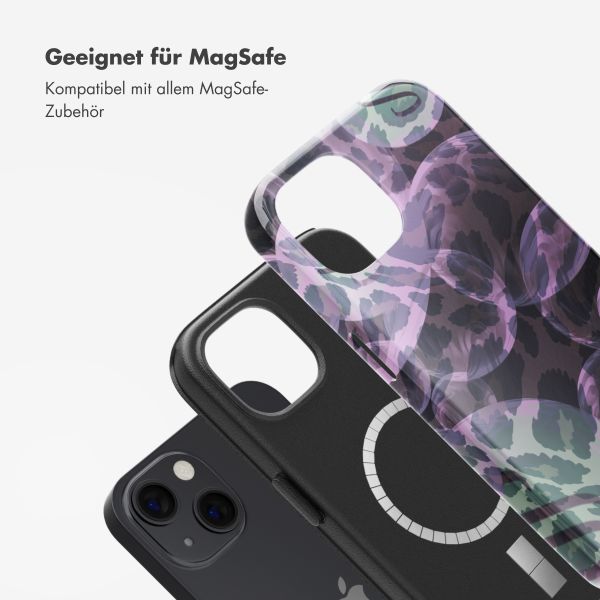 Selencia Vivid Rückabdeckung mit MagSafe Apple iPhone 13 - Leo Bubble Green
