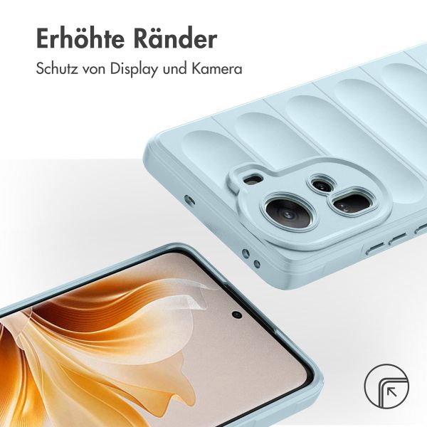 imoshion EasyGrip Back Cover für das Oppo Reno 11 - Hellblau