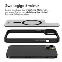 Accezz Rugged Frosted Back Cover mit MagSafe Apple iPhone 13 - Schwarz
