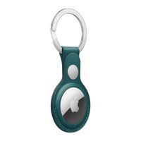 Apple Leather Key Ring für Apple AirTag - Forest Green