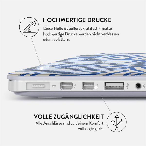 Burga Hardshell Hülle für das MacBook Pro 14 Zoll (2021 / 2023 M3 chip / 2024 M4 chip) - A2442 / A2779 / A2918 / A3112 / A3185 / A3401 - Seven Seas