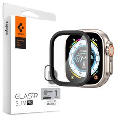 Spigen Glas.tR Slim Pro Displayschutzfolie für das Apple Watch Ultra 1 / 2 - 49 mm - Schwarz