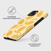 Burga Tough Back Cover für das Apple iPhone 15 - Lemon Tart