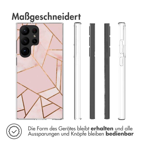 imoshion Design Hülle Samsung Galaxy S23 Ultra - Pink Graphic