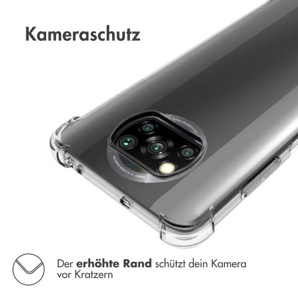 imoshion Shockproof Case für das Xiaomi Poco X3 (Pro) - Transparent