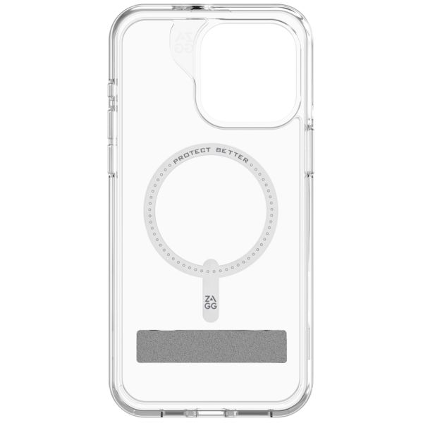 ZAGG Crystal Palace Snap KickStand Case mit MagSafe für das iPhone 15 Pro Max - Transparent