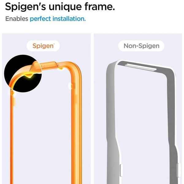 Spigen GLAStR EZ Fit Displayschutzfolie + Applicator für das Samsung Galaxy A54 (5G)