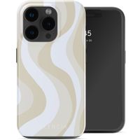 Selencia Vivid Rückabdeckung mit MagSafe Apple iPhone 15 Pro Max - Desert Waves Beige