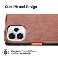 imoshion Luxuriöse Klapphülle Oppo Reno 15F - Braun