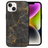 imoshion Design Hülle für das Apple iPhone 14 - Black Marble