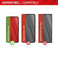 Displex Bildschirmschutzfolie Real Glass Full Cover für das Samsung Galaxy S24 / S25